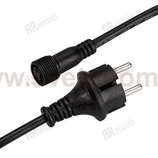 Шнур питания ARD-CLASSIC-BALL-LIVE-1.5M Black (230V, 1.6A) Arlight 25652