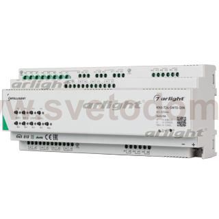 INTELLIGENT ARLIGHT Релейный модуль KNX-724-SW10-DIN (BUS, 24х10A) Arlight 25664