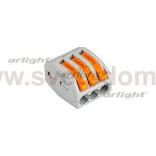 Клемма 222-413 (3 провода, 2.5-4мм) Arlight 25723