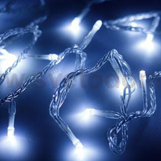Светодиодная гирлянда ARD-STRING-HOME-5000-CLEAR-50LED-STD WHITE (230V, 3.5W) Arlight 25751