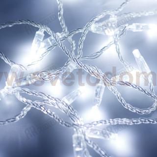 Светодиодная гирлянда ARD-STRING-CLASSIC-10000-CLEAR-100LED-STD WHITE (230V, 7W) Arlight 25781