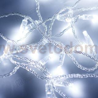 Светодиодная гирлянда ARD-STRING-CLASSIC-10000-CLEAR-100LED-FLASH WHITE (230V, 7W) Arlight 25782