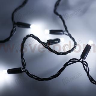 Светодиодная гирлянда ARD-STRING-CLASSIC-10000-BLACK-100LED-STD WHITE (230V, 7W) Arlight 25796