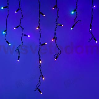 Светодиодная гирлянда ARD-EDGE-CLASSIC-2400x600-BLACK-88LED-LIVE RGB (230V, 6W) Arlight 26015