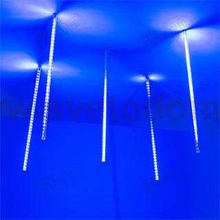 Светодиодная гирлянда ARD-ICEFALL-CLASSIC-D12-500-5PCS-CLEAR-72LED-LIVE BLUE (230V, 6W) Arlight 26047