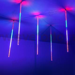 Светодиодная гирлянда ARD-ICEFALL-CLASSIC-D12-500-5PCS-CLEAR-72LED-LIVE RGB (230V, 6W) (Ardecoled, IP65) Arlight 26051