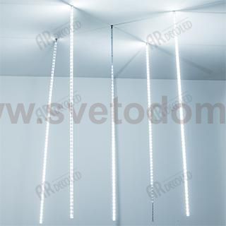 Светодиодная гирлянда ARD-ICEFALL-CLASSIC-D12-1000-5PCS-CLEAR-120LED-LIVE WHITE (230V, 11W) Arlight 26054