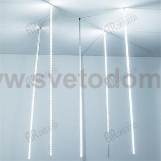 Светодиодная гирлянда ARD-ICEFALL-CLASSIC-D12-1000-5PCS-CLEAR-120LED-LIVE WHITE (230V, 11W) Arlight 26054