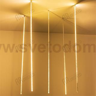 Светодиодная гирлянда ARD-ICEFALL-CLASSIC-D12-1000-5PCS-CLEAR-120LED-LIVE WARM (230V, 11W) Arlight 26055