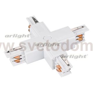 Коннектор крестовой LGD-4TR-CON-X-WH (C) (Arlight, IP20 Пластик, 3 года) Arlight 26142