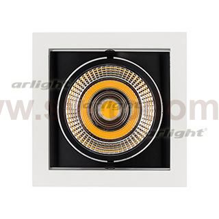 Светильник CL-KARDAN-S152x152-25W Day4000 (WH-BK, 30 deg) Arlight 26497