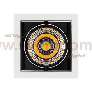 Светильник CL-KARDAN-S152x152-25W White6000 (WH-BK, 30 deg) Arlight 26498