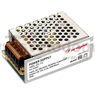 Блок питания ARS-25-12 (12V, 2.1A, 25W) Arlight 26681