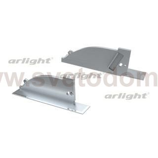 Заглушка для ALM-ARC-SIDE серая правая с отверстием (Arlight, Металл) Arlight 26792