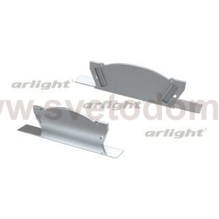 Заглушка для ALM-ARC-DOUBLE серая с отверстием (Arlight, Металл) Arlight 26795