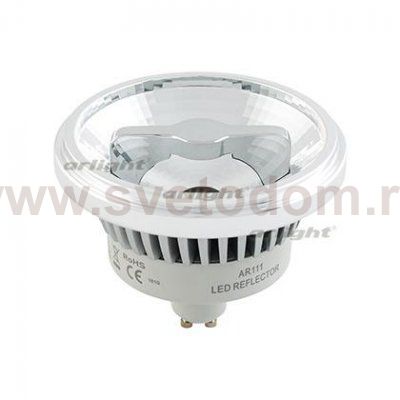Лампа AR111-FORT-GU10-15W-DIM Day4000 (Reflector, 24 deg, 230V) Arlight 26881