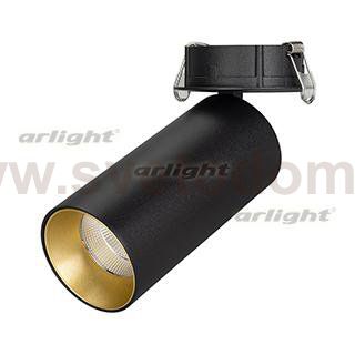 Светильник SP-POLO-BUILT-R65-8W Warm3000 (BK-GD, 40 deg) (Arlight, IP20 Металл, 5 лет) Arlight 27254