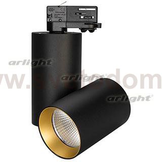 Светильник SP-POLO-TRACK-TURN-R85-15W Warm3000 (BK-GD, 40 deg) Arlight 27436