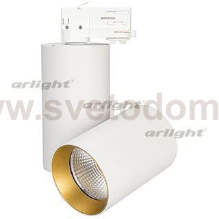 Светильник SP-POLO-TRACK-TURN-R85-15W White5000 (WH-GD, 40 deg) (Arlight, IP20 Металл, 3 года) Arlight 27445