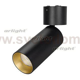 Светильник SP-POLO-SURFACE-FLAP-R65-8W Day4000 (BK-GD, 40 deg) Arlight 27526