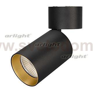 Светильник SP-POLO-SURFACE-FLAP-R85-15W Warm3000 (BK-GD, 40 deg) Arlight 27550