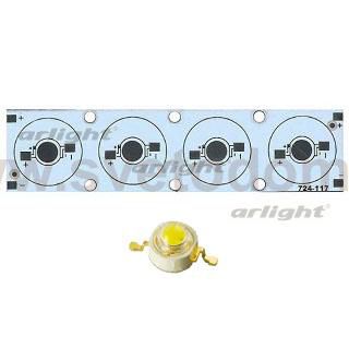 Плата 100x25-4Е-MONO Emitter (4x LED, 724-117) Arlight 27694