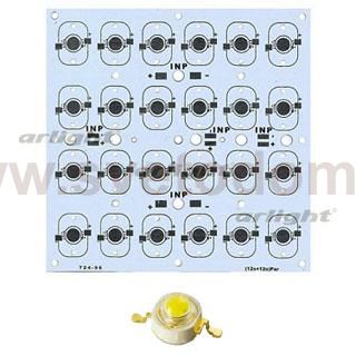 Плата 120x120-24E PARALLEL (12S+12S, 724-96) Arlight 27704