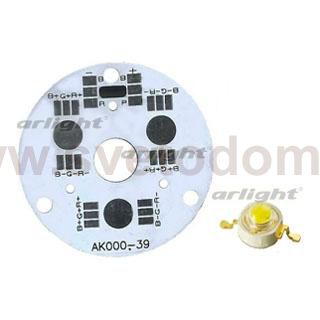 Плата D44-3E RGB Emitter (3x LED, AK000-39) Arlight 27725