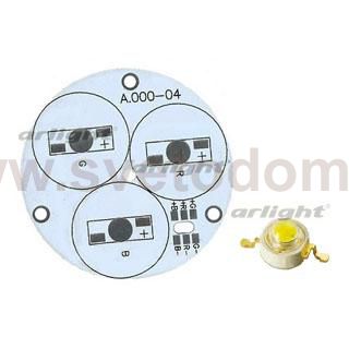 Плата D55-3E RGB Emitter (3x LED, A.000-04) Arlight 27726