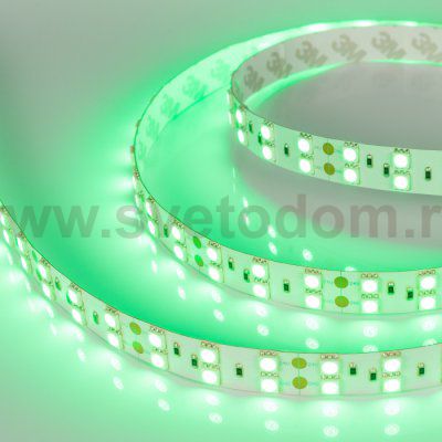 Лента RT 2-5000 24V Green 2x2 (5060, 600 LED, LUX) (Arlight, 28.8 Вт/м, IP20) Arlight 11262