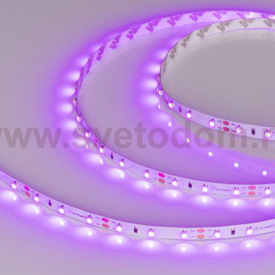 Лента RT 2-5000 12V Pink (3528, 300 LED, LUX) Arlight 13571