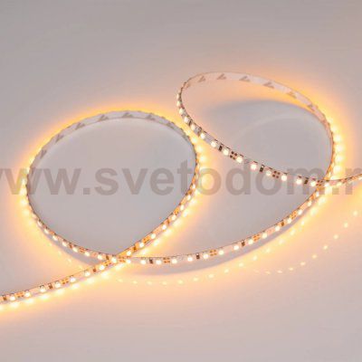 Лента RT 2-5000 12V Yellow 5mm 2x (3528, 600 LED, LUX) Arlight 15006