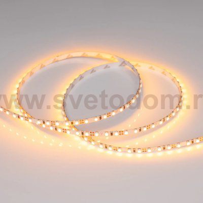 Лента RT 2-5000 12V Yellow 5mm 2x (3528, 600 LED, LUX) Arlight 15006