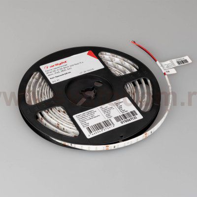 Лента RTW 2-5000SE 24V Red 2x (3528, 600 LED, LUX) Arlight 15067