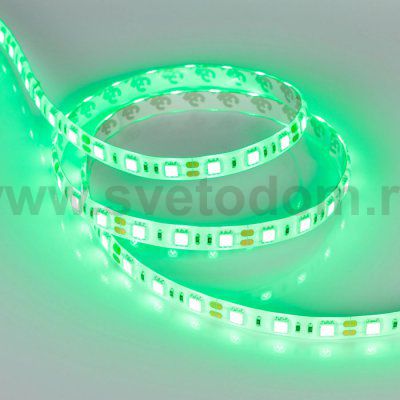 Лента RTW 2-5000SE 12V Green 2x (5060, 300 LED, LUX) Arlight 15434