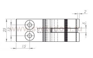 Настенный держатель Art для ALU-ROUND Arlight 15529