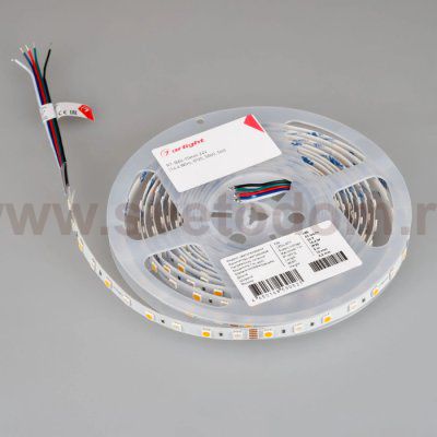 Лента RT6-5050-60 24V RGB-Warm 2x (300 LED) Arlight 18327