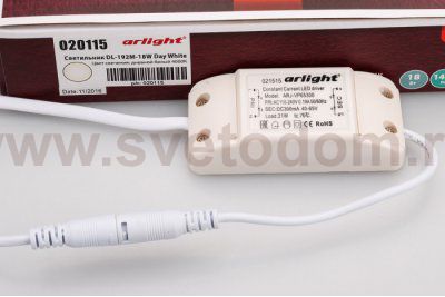 Светильник DL-192M-18W Day White Arlight 20115
