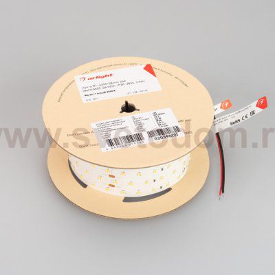 Лента RT 2-2500 24V Warm3000 5x2 (2835, 875 LED, LUX) Arlight 20390