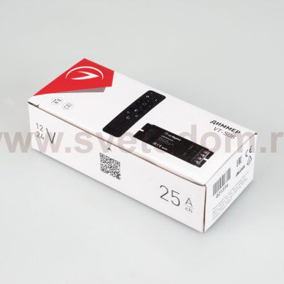 Диммер VT-S08-1x25A (12-24V, ПДУ Стик 12кн, RF) Arlight 21316