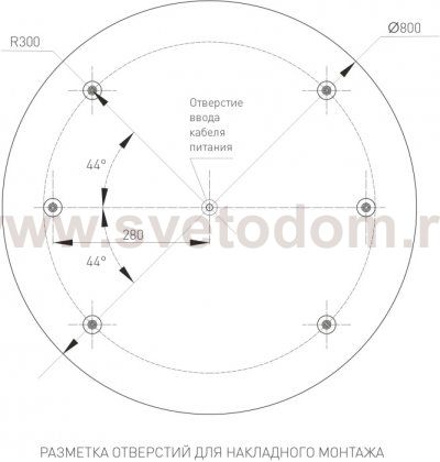Светильник SP-TOR-TB800SW-90W Warm White Arlight 22132
