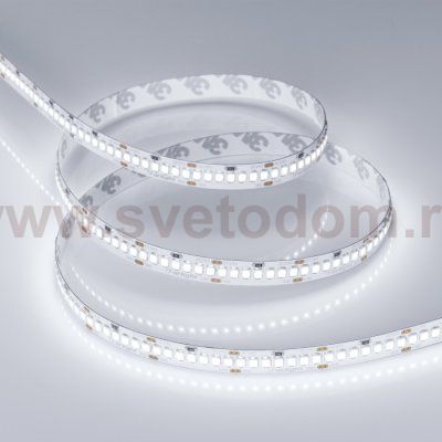 Лента RT 2-5000 24V White6000 10mm (2835, 252 LED/m, LUX) Arlight 22648