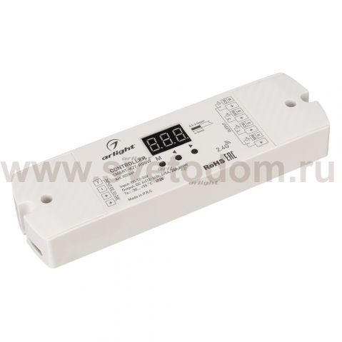 Контроллер SMART-K27-RGBW (12-24V, 4x5A, 2.4G) (Arlight, IP20 Пластик, 5 лет) Arlight 22669