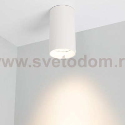Светильник накладной SP-POLO-R85-1-15W Warm White 40deg (White, White Ring) (Arlight, IP20 Металл, 3 года) Arlight 22938