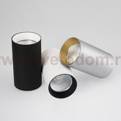 Светильник накладной SP-POLO-R85-1-15W Day White 40deg (Black, Black Ring) (Arlight, IP20 Металл, 3 года) Arlight 22950