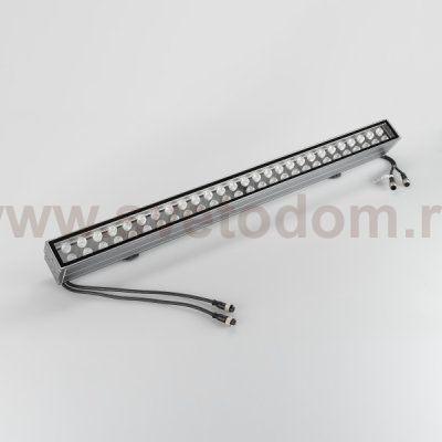 Светодиодный прожектор AR-LINE-1000XL-54W-24V RGB (Grey, 30 deg, DMX512) (Arlight, Закрытый) Arlight 23638