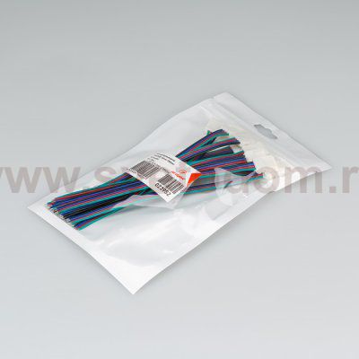 Коннектор выводной FIX-RGB-10mm-150mm-X1 (4-pin) Arlight 23952