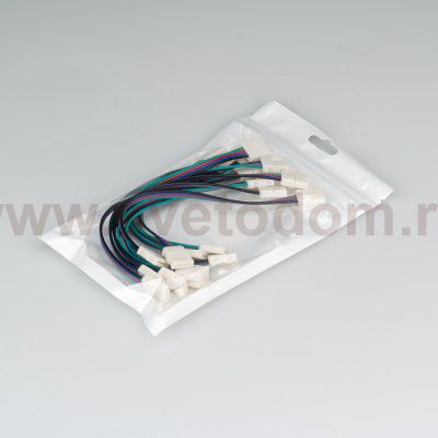 Коннектор выводной FIX-RGB-10mm-150mm-X2 (4-pin) Arlight 23955