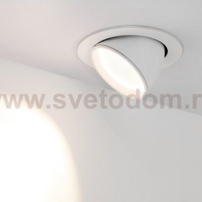 Светильник LTD-EXPLORER-R130-20W Warm3000 (WH, 38 deg) Arlight 24031