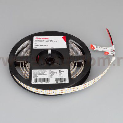 Лента RT 2-5000 24V Warm3000 2x2 (3528, 1200 LED, LUX)